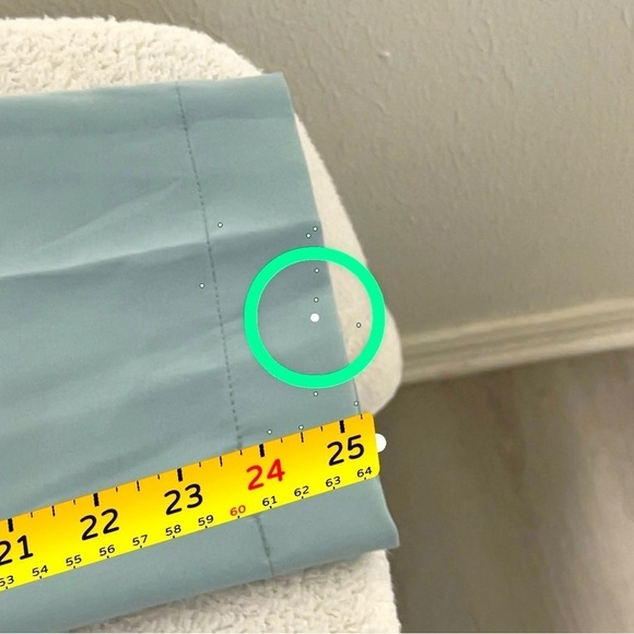 Loft Outlet High Rise Taper Leg Mint Green Petite Pull-On Paperbag Trousers MP - Picture 7 of 7